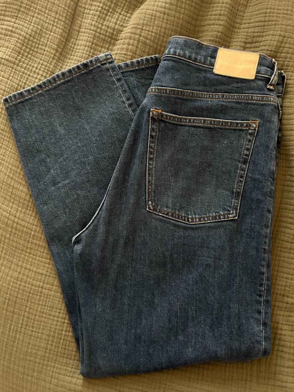 Everlane Denim Blue Straight Leg Jeans